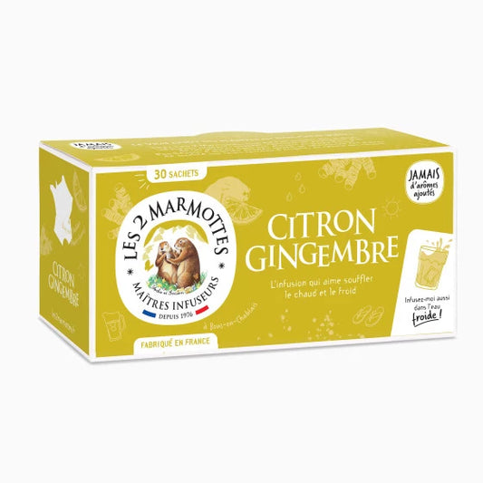 LES 2 MARMOTTES INFUSION LEMON GINGER