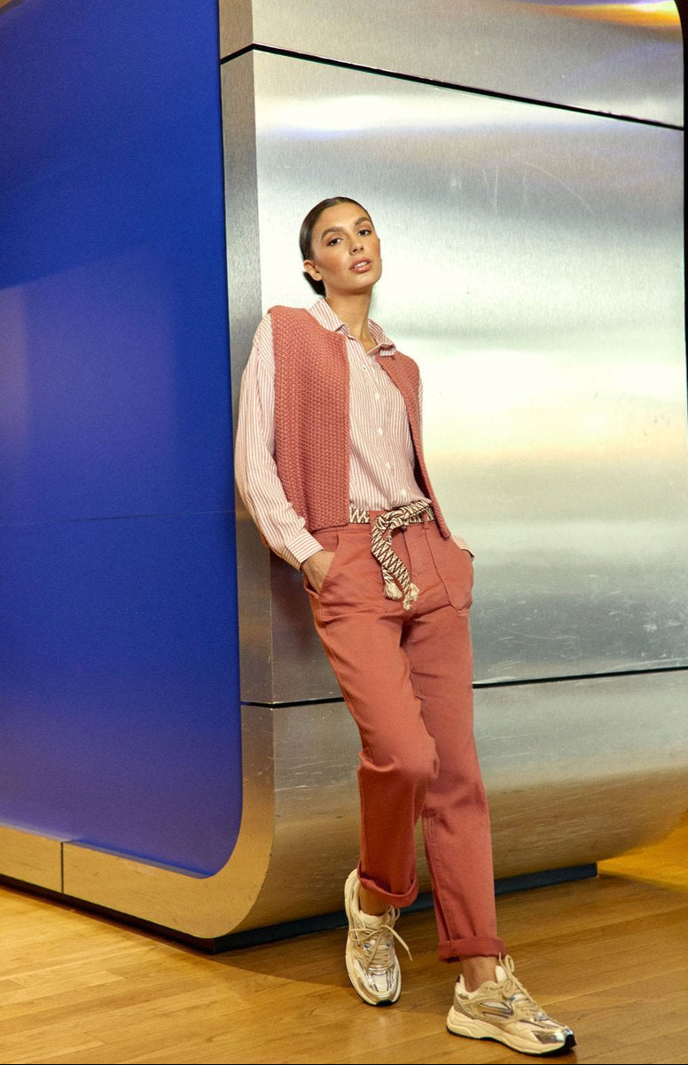 Crea Cardigan Old Pink
