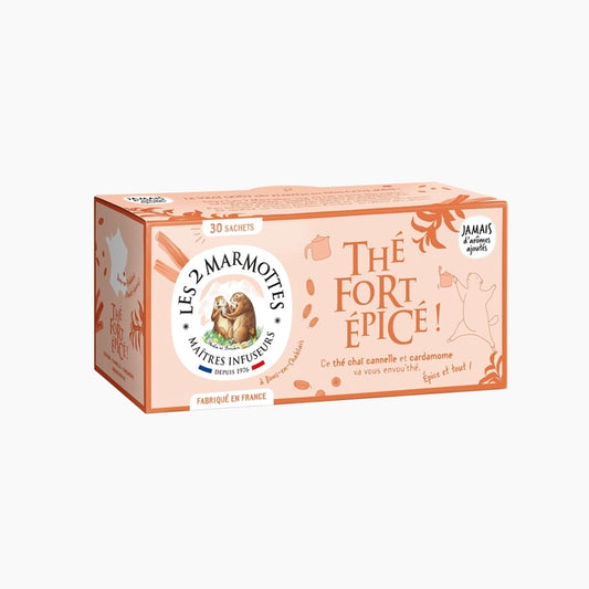 LES 2 MARMOTTES INFUSION THÉ FORT ÉPICÉ Black Chaï Organic