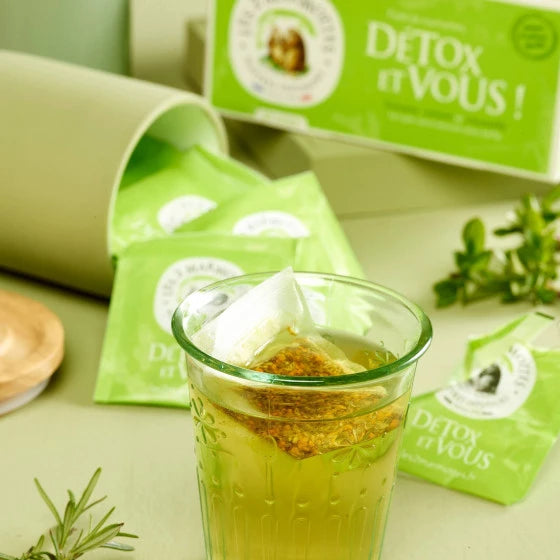 LES 2 MARMOTTES DETOX ET VOUS INFUSION: Turmeric & Rosemary detoxifying herbal tea