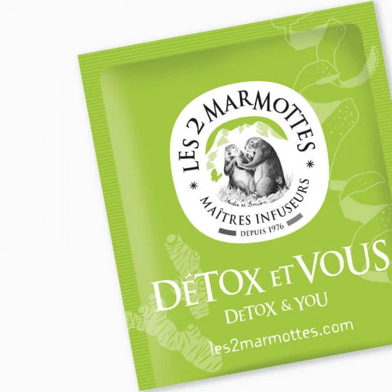 LES 2 MARMOTTES DETOX ET VOUS INFUSION: Turmeric & Rosemary detoxifying herbal tea