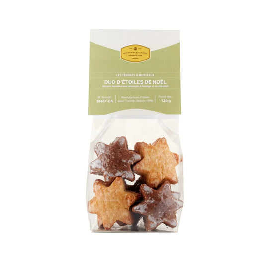 Duo Stars biscuits 4.2oz - Maison Alsacienne