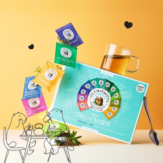 LES 2 MARMOTTES Autumn & Winter Discovery Box Tea & Infusion