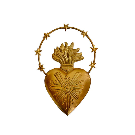 Heart Ex-Voto Halo Auréole Gold - Boncoeurs