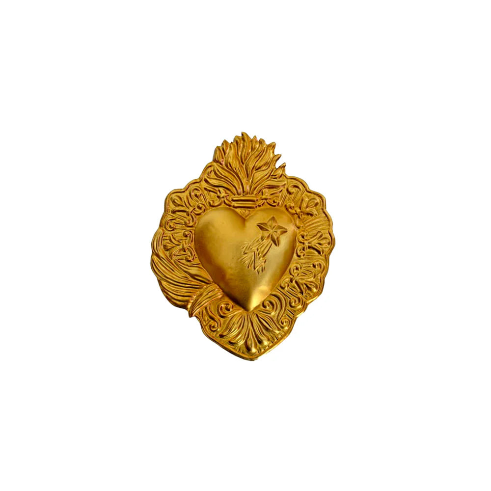 Heart Ex-Voto Heart Shooting Star Etoile Filante Gold - Boncoeurs