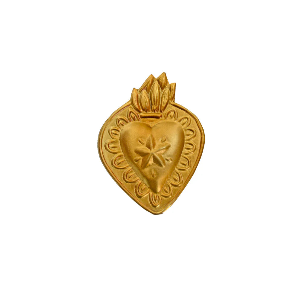 Heart Ex-voto Star Gold - Boncoeurs