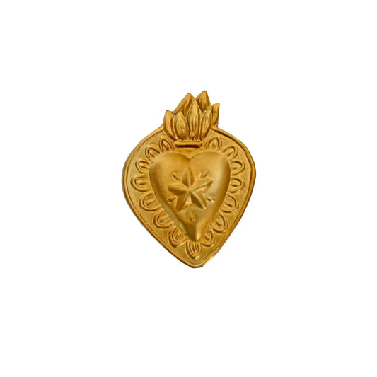 Heart Ex-voto Star Gold - Boncoeurs