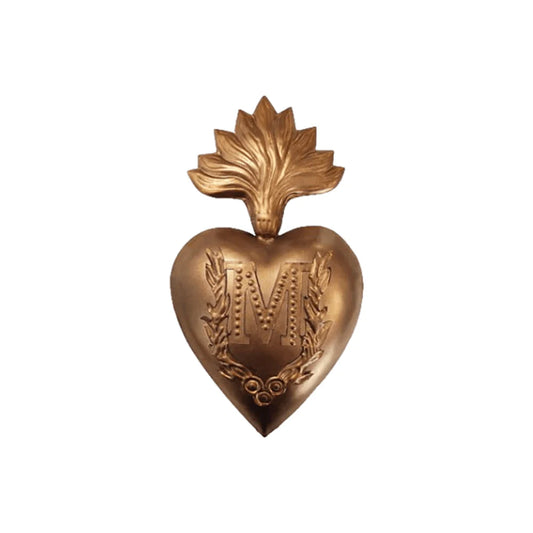 Heart Ex-Voto Heart Mona Gold - Boncoeurs