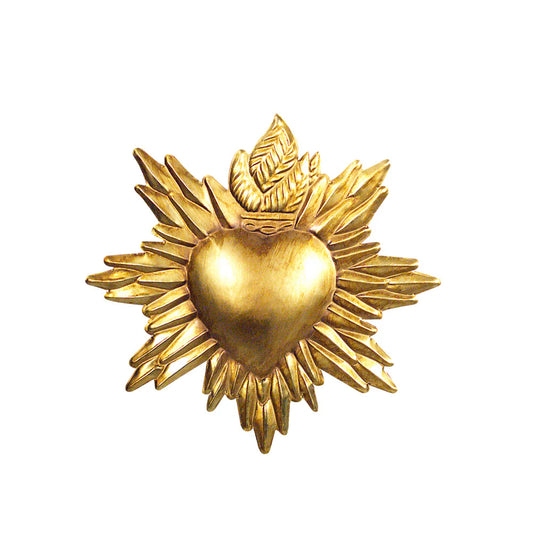 Heart Ex-Voto Heart Jungle Gold - Boncoeurs