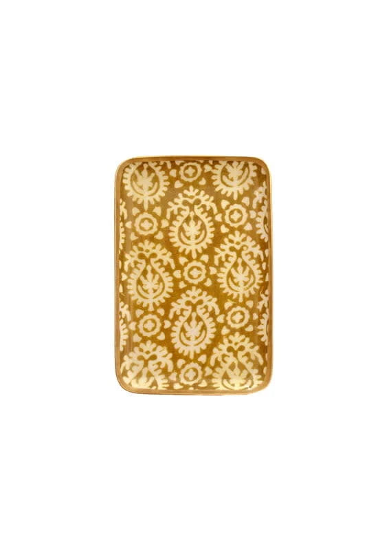 Solo Sunburn Ocher Tray - Boncoeurs