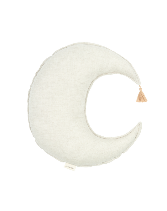 L1N0 Moon cushion linen - Greige