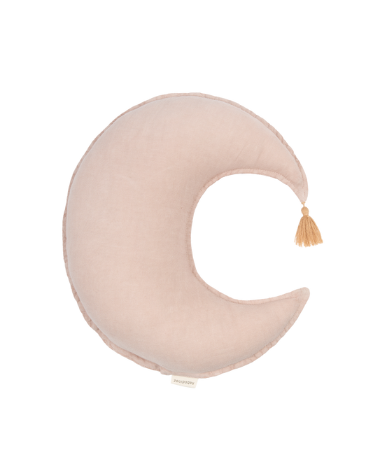 L1N0 Moon cushion linen - Mauve Pink