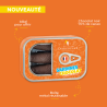 Sardine Box With Dark Chocolate Fish (fritures) 90g - Chevaliers d’Argouges