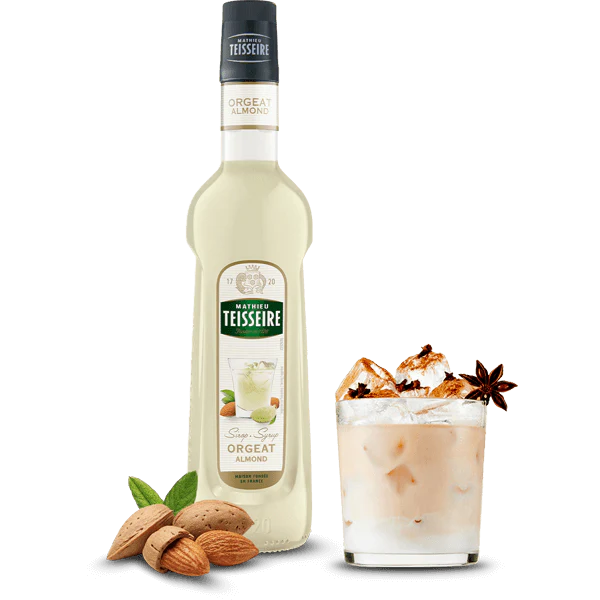 Orgeat (Almond) Syrup, glass Teisseire 70cl