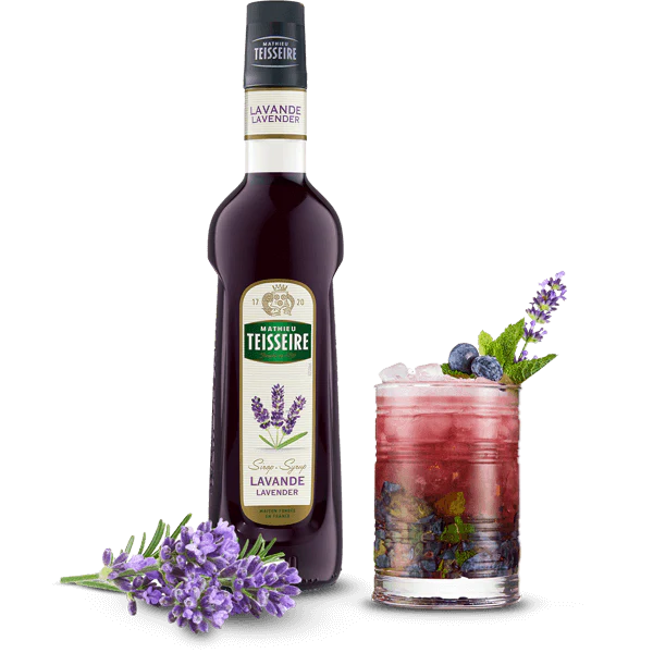 Lavender syrup, glass Teisseire 70cl