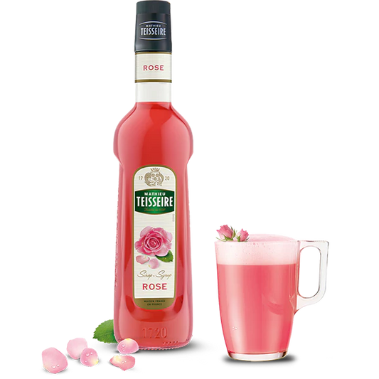 Rose syrup, glass Teisseire 70cl