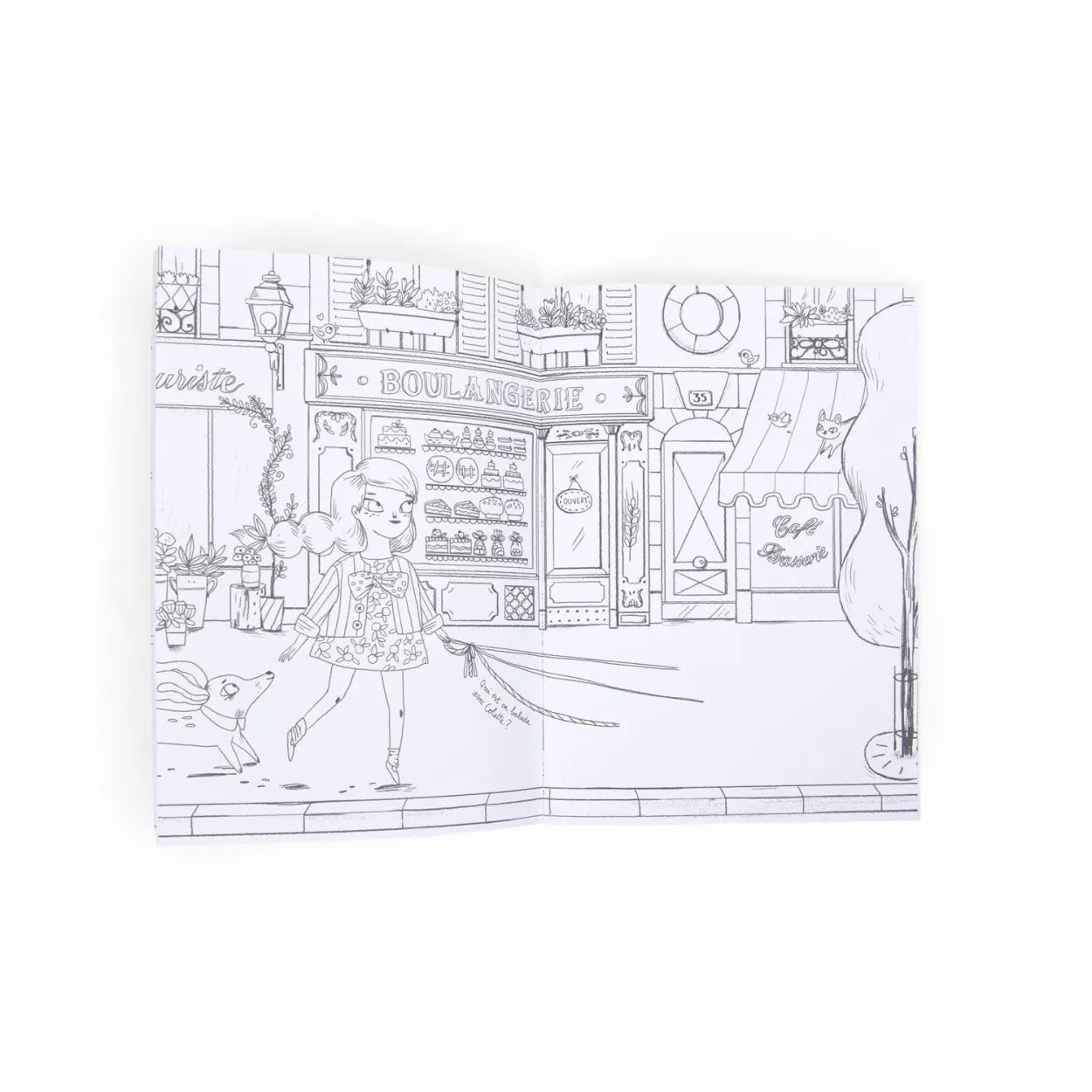 Coloring book - The Parisiennes
