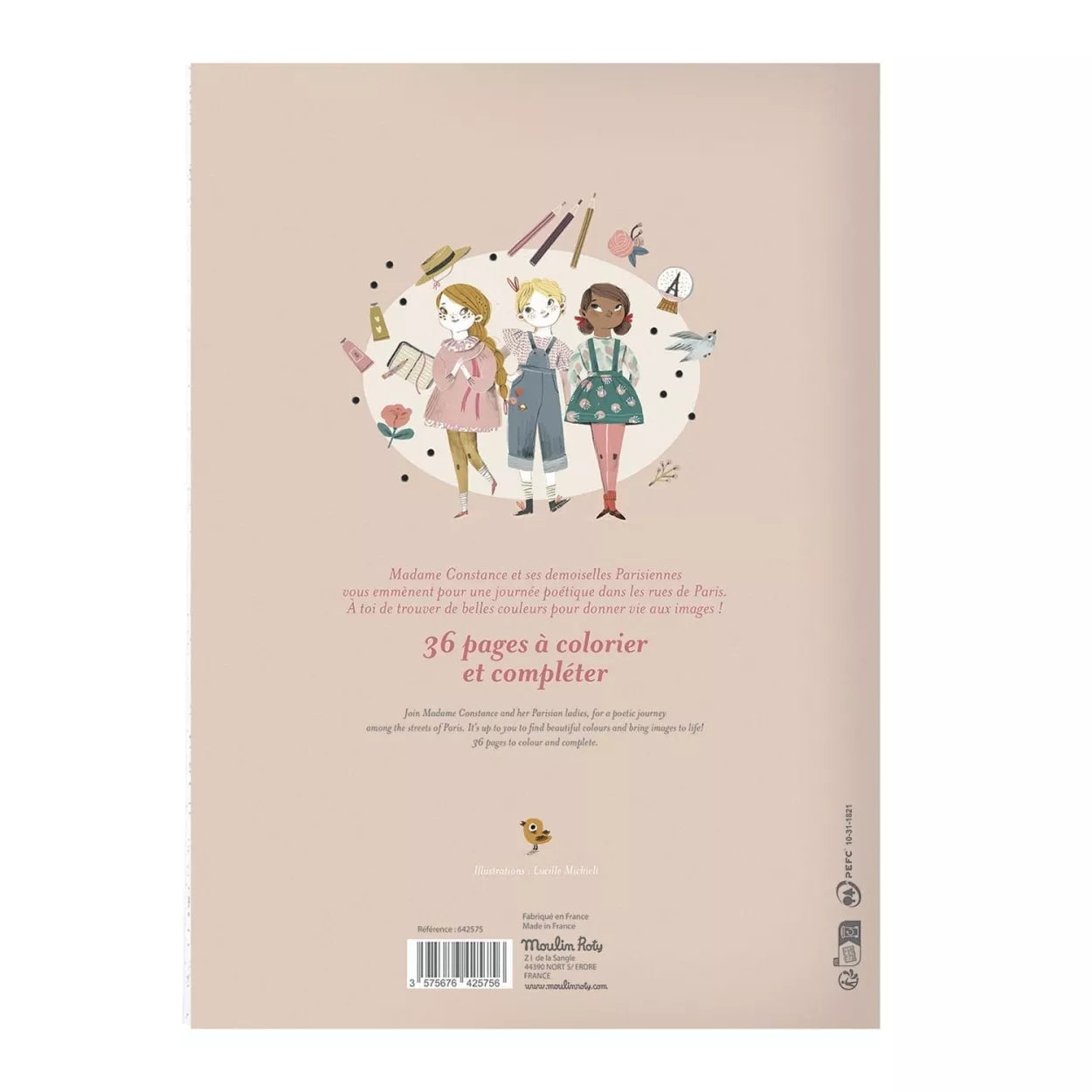 Coloring book - The Parisiennes