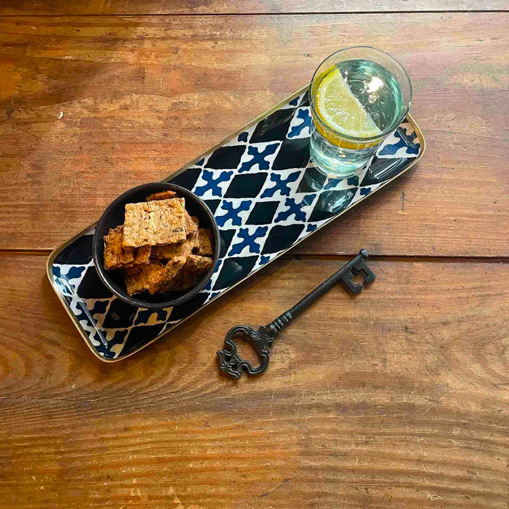 Solo Chapel Blue Night Tray - Boncoeurs