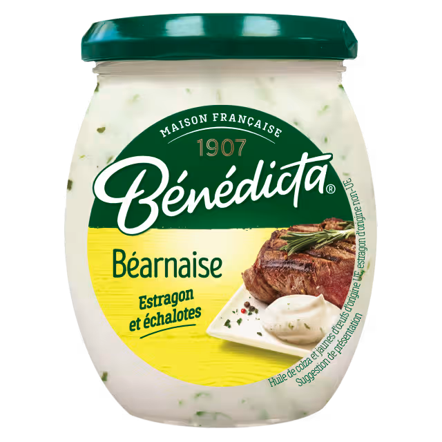 Béarnaise sauce 260g - 9.2oz Bénédicta