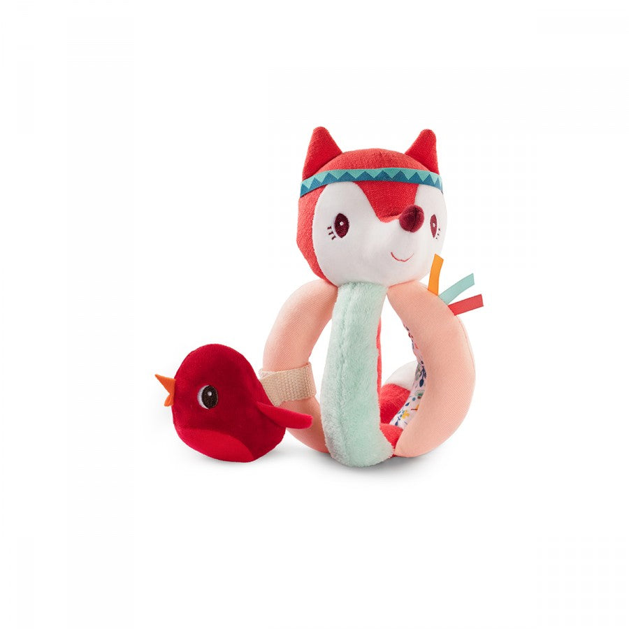 Alice The Fox Rattle With Handles - Lilliputiens