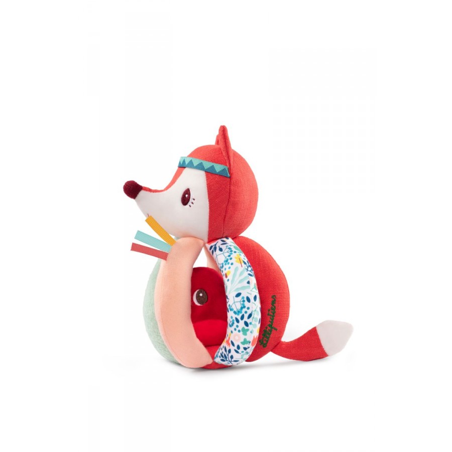 Alice The Fox Rattle With Handles - Lilliputiens