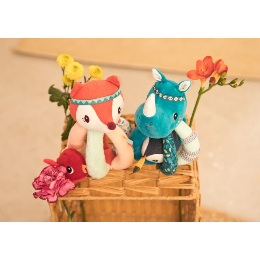 Alice The Fox Rattle With Handles - Lilliputiens