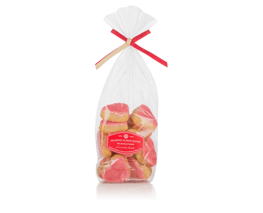 Soft almond biscuits flavored with natural rose essence 4.2oz - Maison Alsacienne