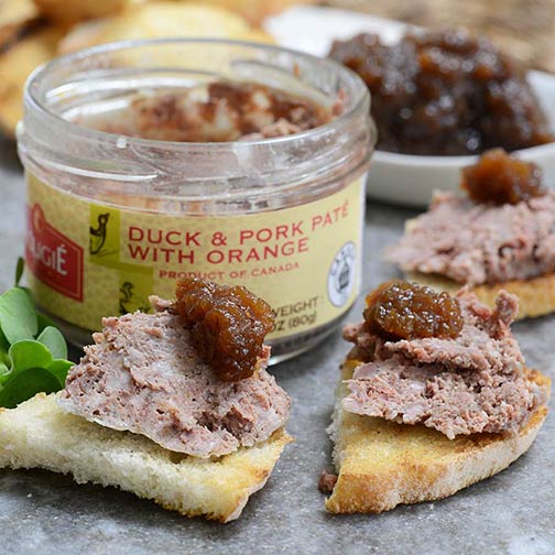 Duck & Pork Pate with Orange Rougié 80g (2.8oz)