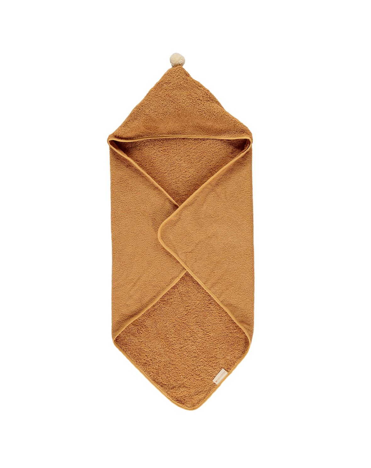 So cute Baby Bath Cape - caramel
