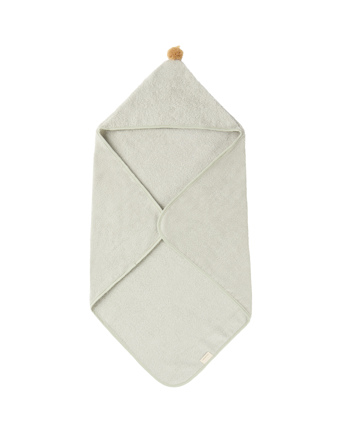 So cute Baby Bath Cape - almond