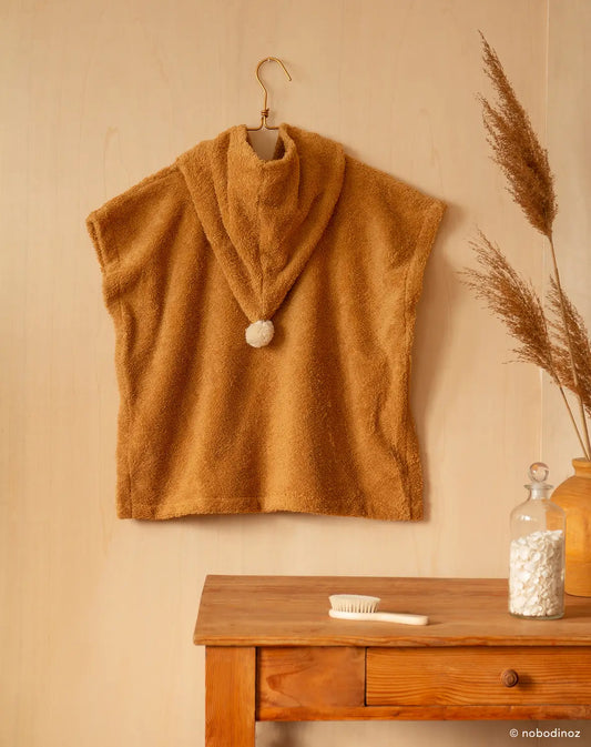 So cute bath poncho 3-5 Y - caramel