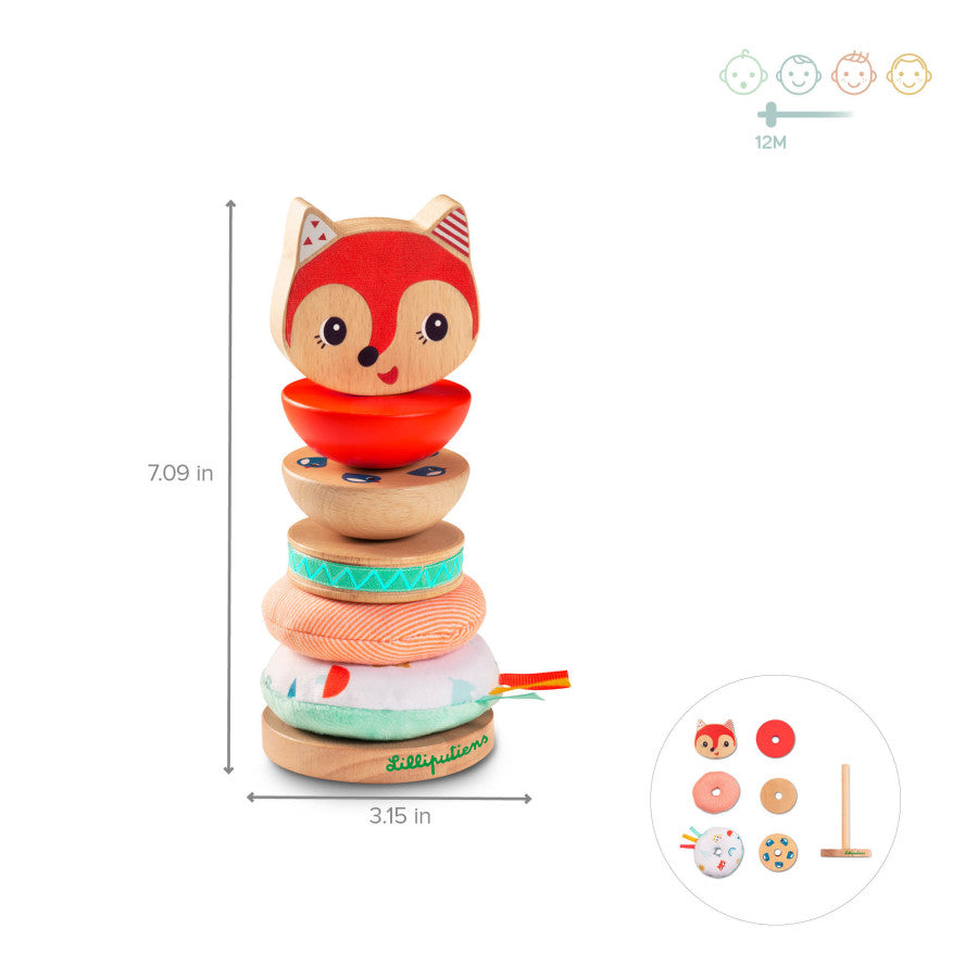 Alice Stacking Pyramid - Lilliputiens