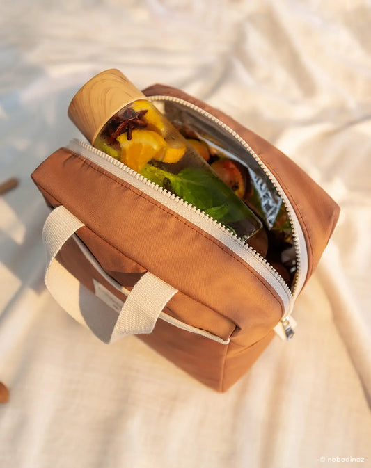 Sunshine insulated lunch bag - caramel