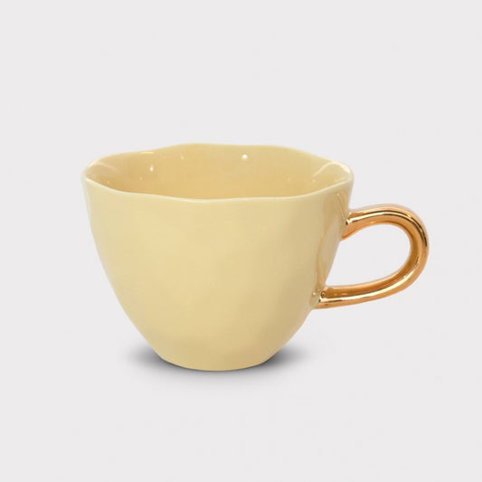 MUG TEA Cappuccino/Tea 104335 Raffia Yellow