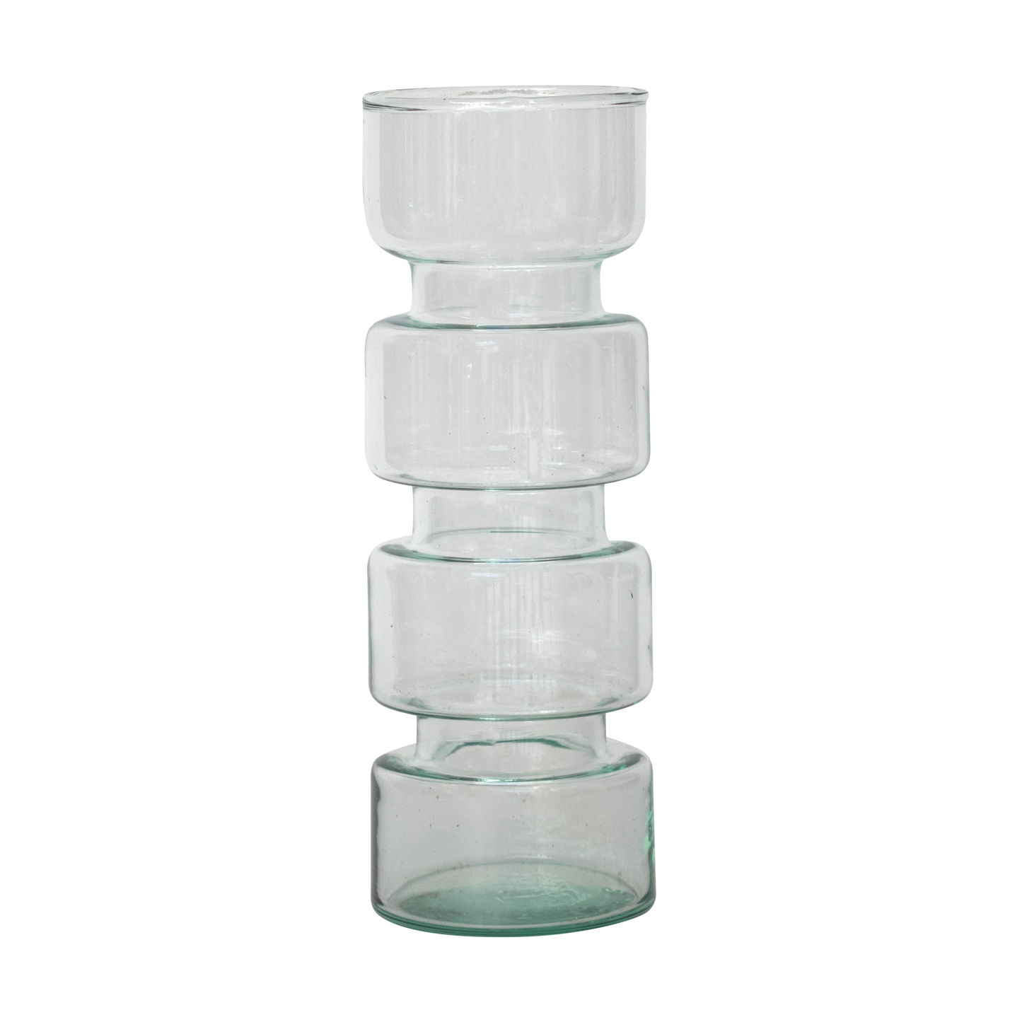 Vase Recycled Glass Paloma Transparent 105481