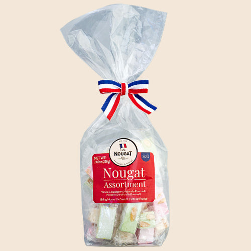Assorted nougat (vanilla, pistachio, raspberry) Soft - Chabert & Guillot 200g (7oz)