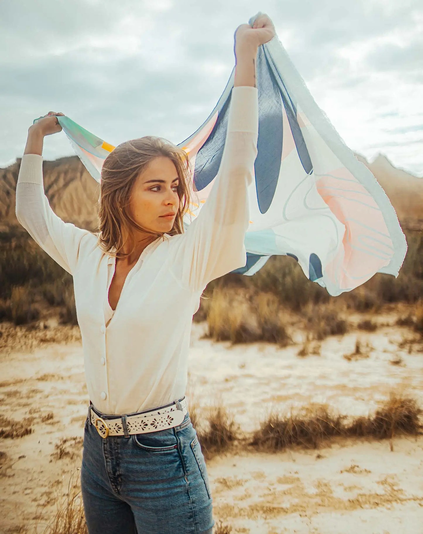 Tulum Scarf Azul
