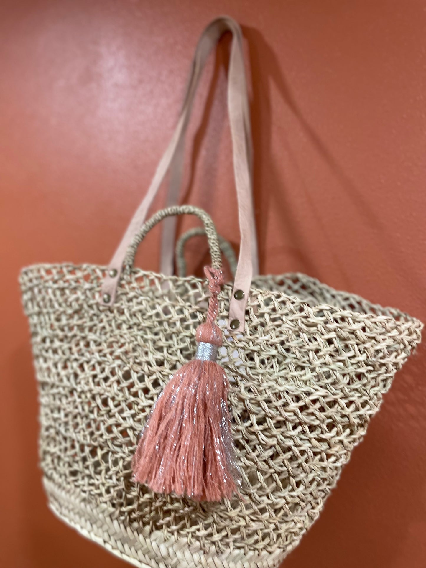 Moroccan Basket Bag Half