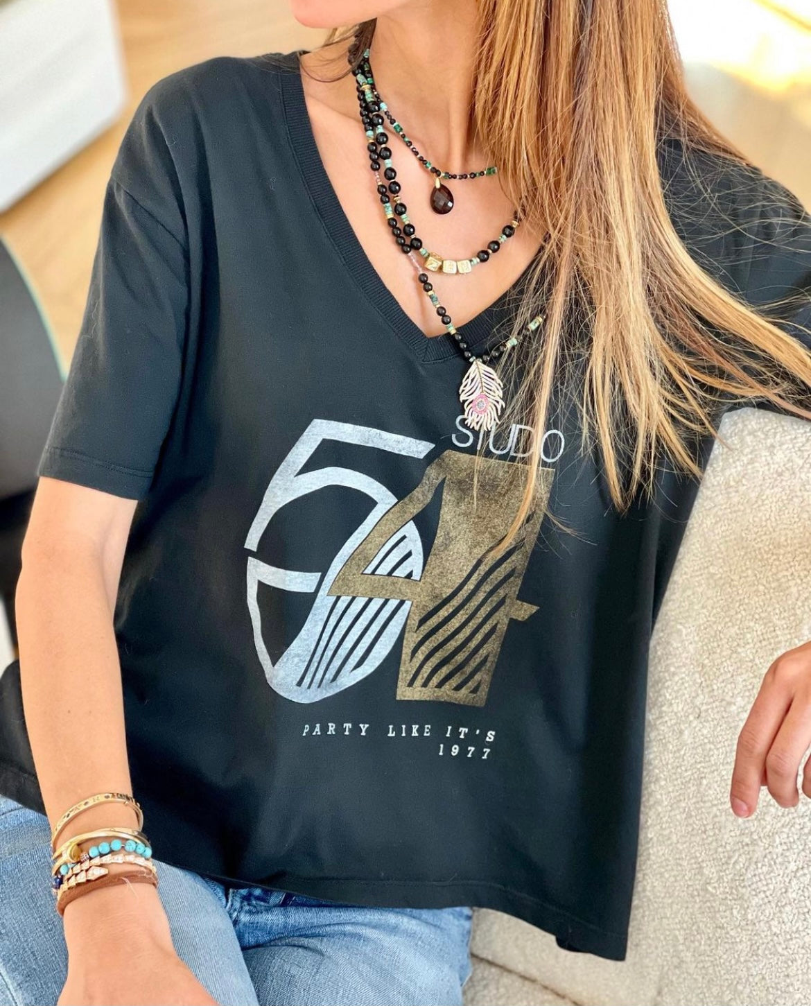 Milan T-Shirt Studio 54 Black