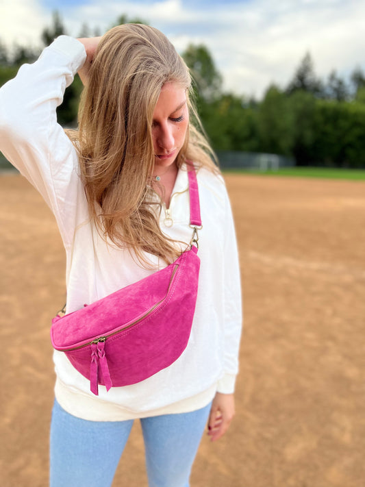 Milan Bumbag Fuchsia Pink