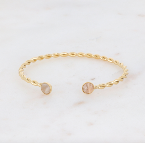 Livia Bracelet Sun Stone Gold