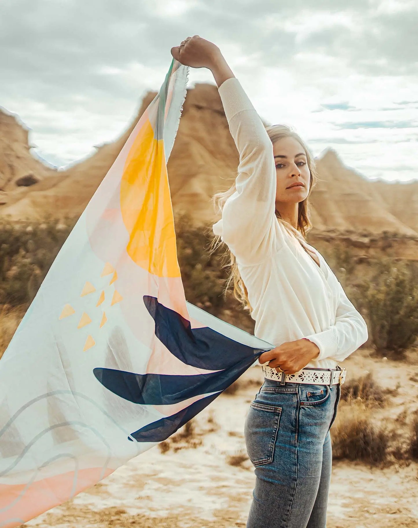 Tulum Scarf Azul