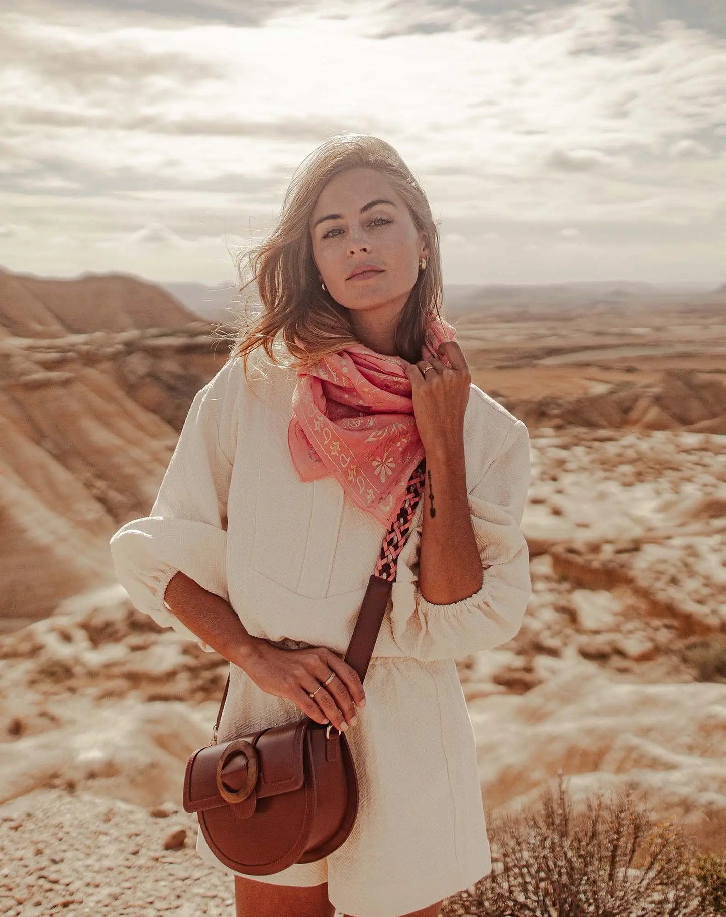 Bandana Corail and Gold