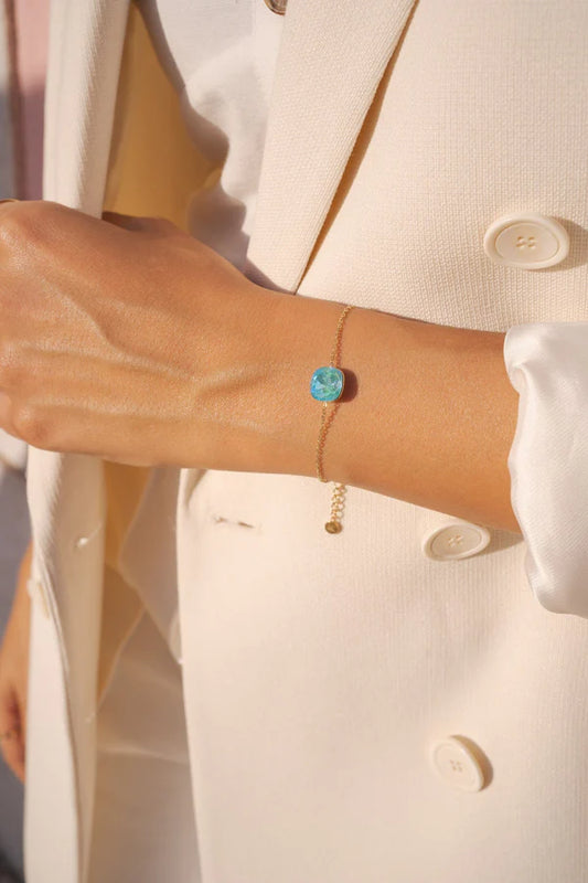 Bea Bracelet Gold & Swarovski Crystal