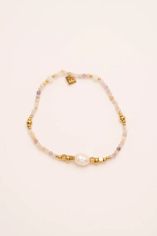 Lionel Bracelet Natural Stones & Gold