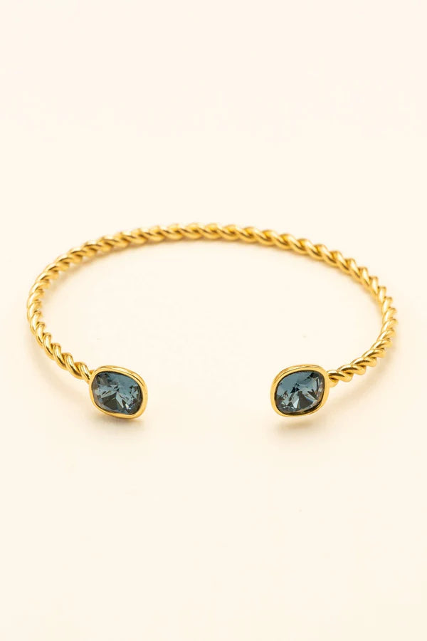 Manoel Bracelet Swarovski Crystal & Gold