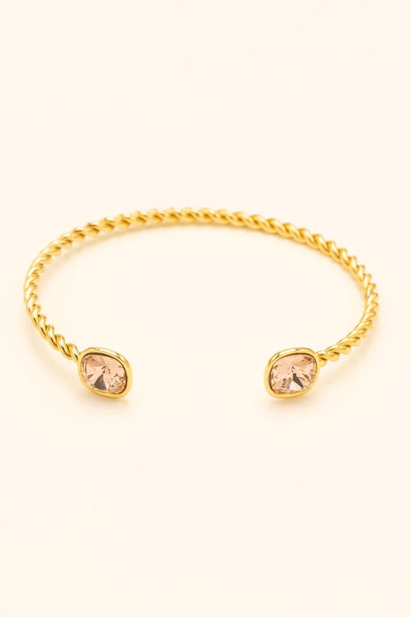 Manoel Bracelet Swarovski Crystal & Gold