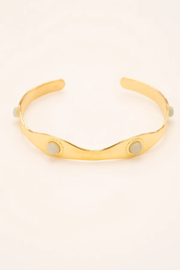 Nami Bracelet Gold & Natural Stones
