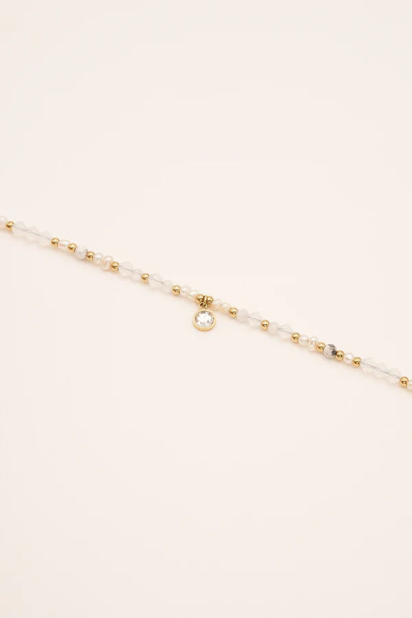 Milandra Bracelet Gold & Opal Swarovski Crystals